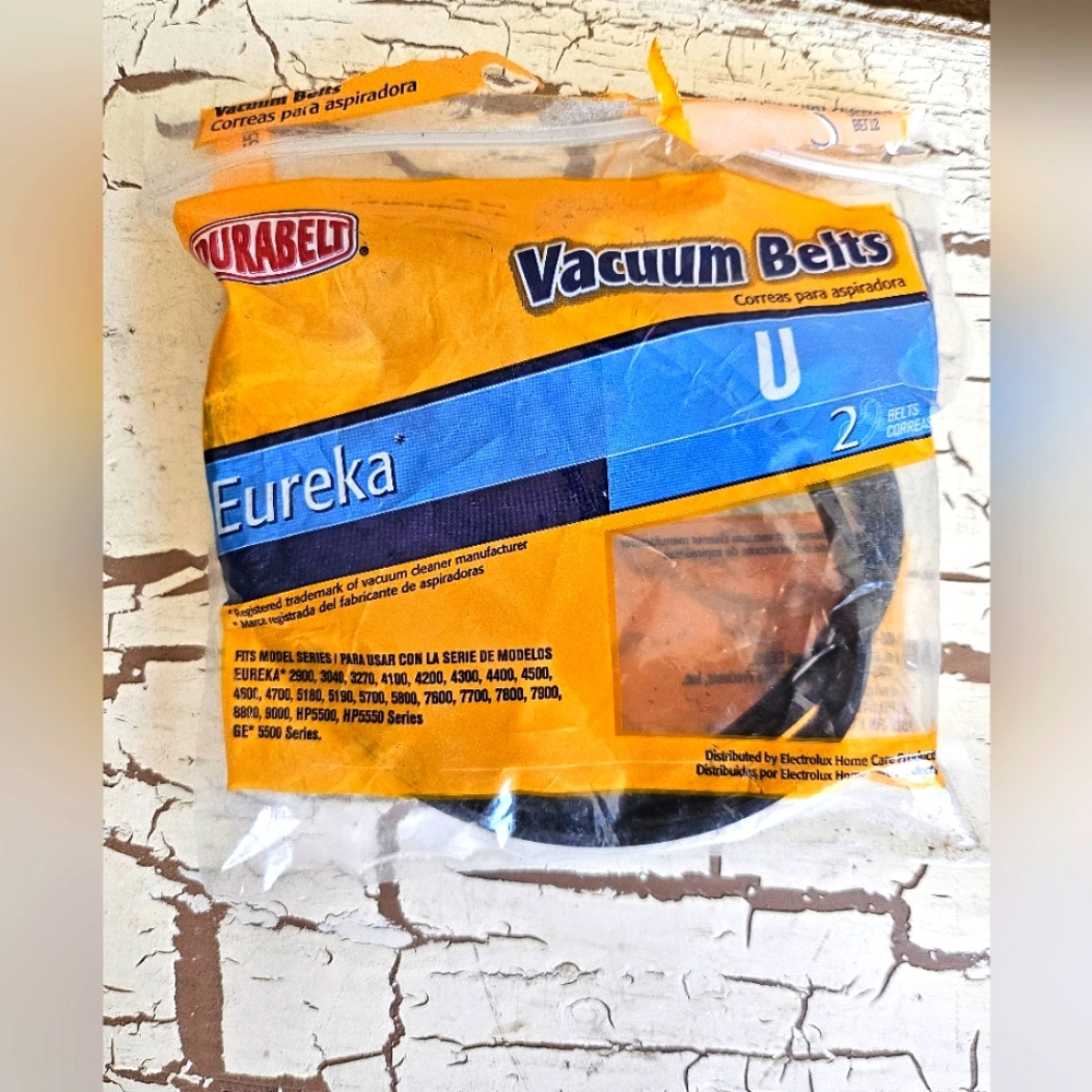 3/$15 Durabelt Eureka Vacuum Belts 2 Pack NEW
